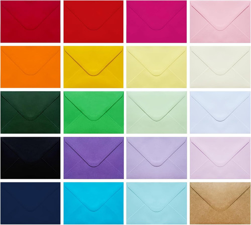 Confezione buste colorate - buste,