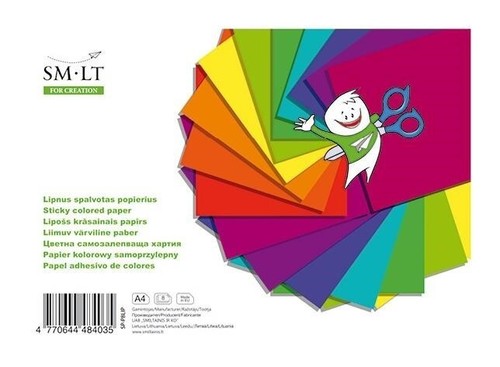 Carta adesiva colorata - , smlt