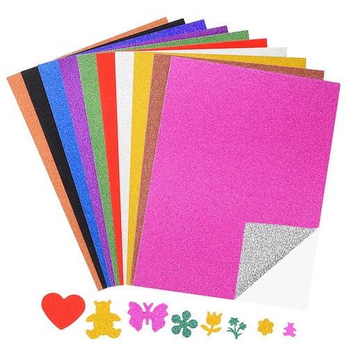 Fogli carta glitterata - 10,